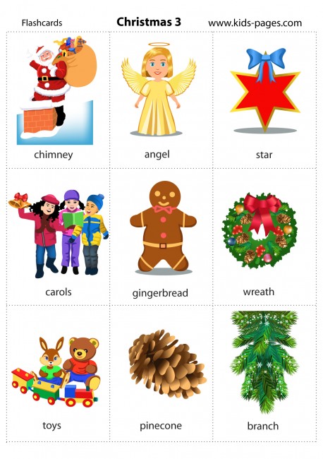 Christmas 3 flashcard